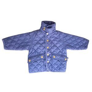 Polo Ralph Lauren Baby Quilted Jacket – Blue, Size 9M